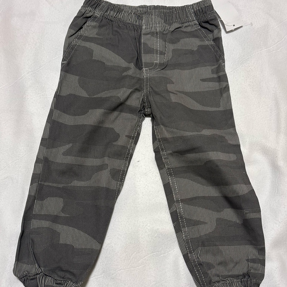 Calvin Klein Jeans Black Camouflage Kids Joggers